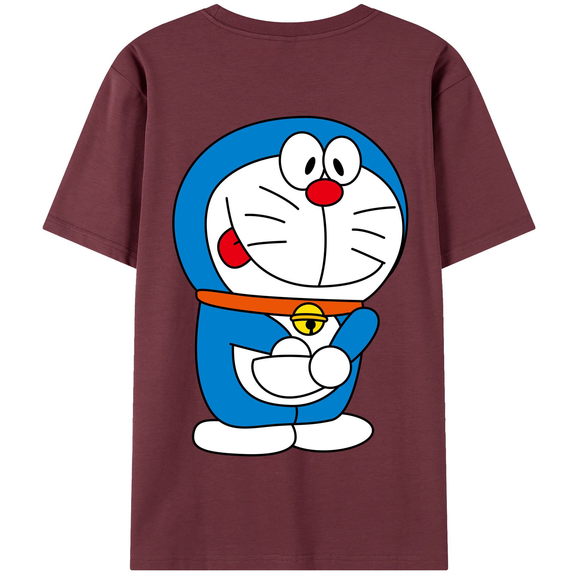 （画像用） ドラえもん Doraemon 綿100％半袖Tシャツ（背面プリント）